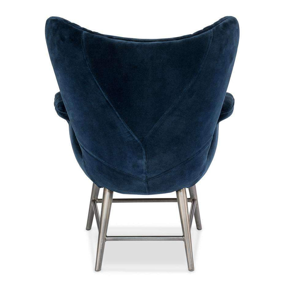 Wings Chair Blue-SARREID-SARREID-30027-Lounge Chairs-4-France and Son
