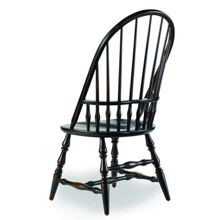 Sanctuary Windsor Side Chair-Ebony-Hooker-HOOKER-3005-75330-Dining Chairs-1-France and Son