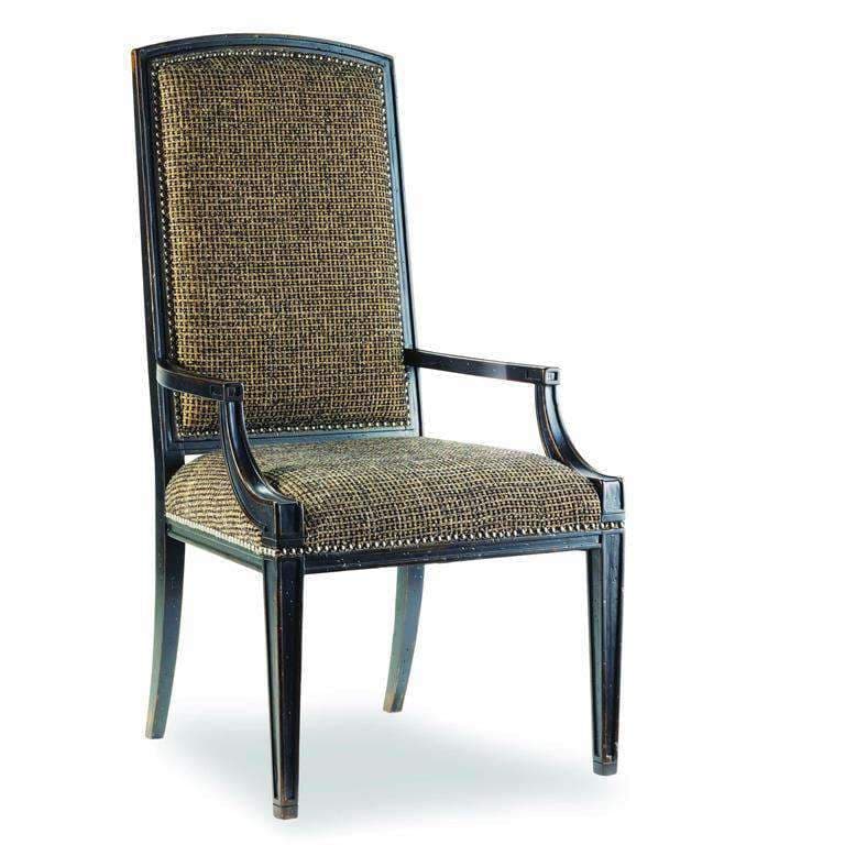 Sanctuary Mirage Arm Chair-Ebony-Hooker-HOOKER-3005-75400-Dining Chairs-1-France and Son