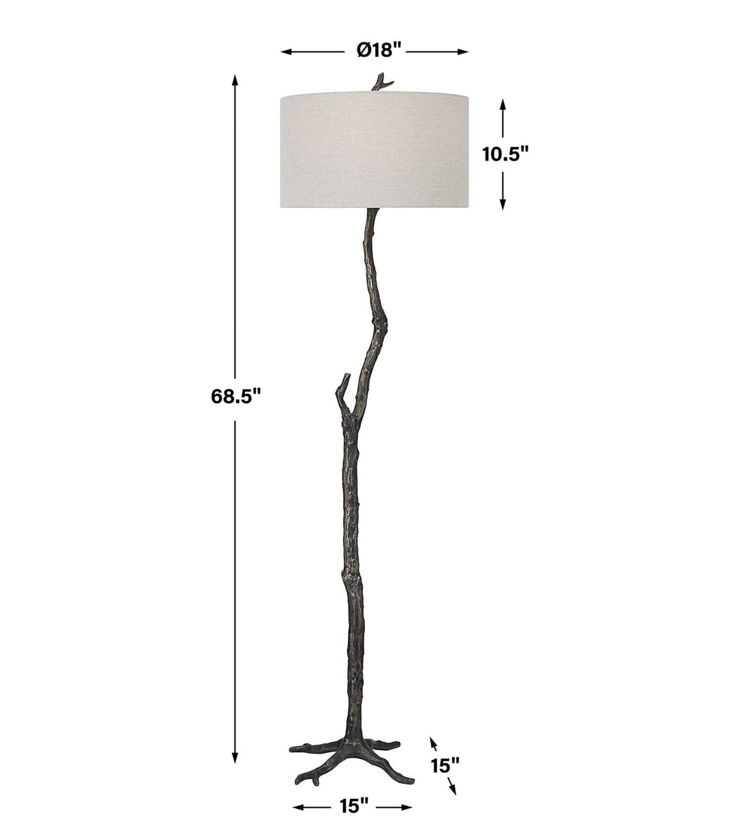 Uttermost Spruce Rustic Floor Lamp-Uttermost-UTTM-30063-Floor Lamps-3-France and Son