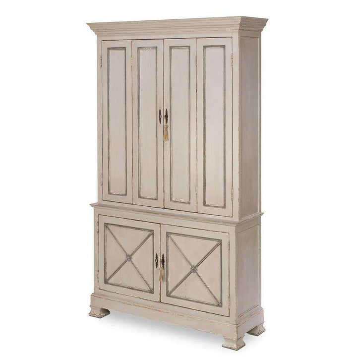 Painted Directoire Style Cabinet-SARREID-SARREID-30122-Bookcases & Cabinets-3-France and Son