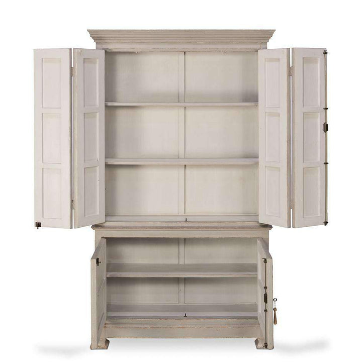 Painted Directoire Style Cabinet-SARREID-SARREID-30122-Bookcases & Cabinets-2-France and Son
