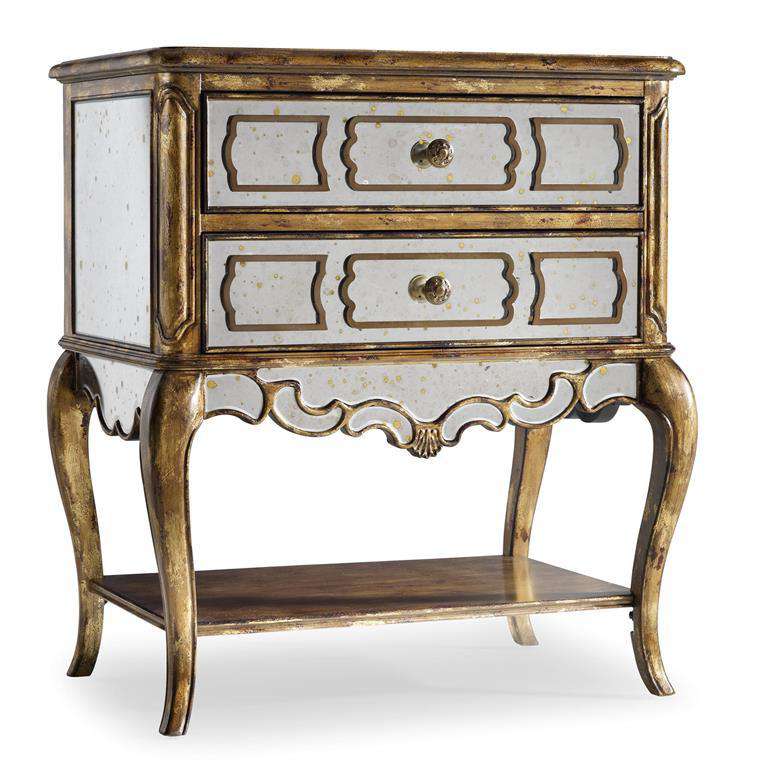 Sanctuary Mirrored Leg Nightstand-Bling-Hooker-HOOKER-3016-90015-Nightstands-1-France and Son