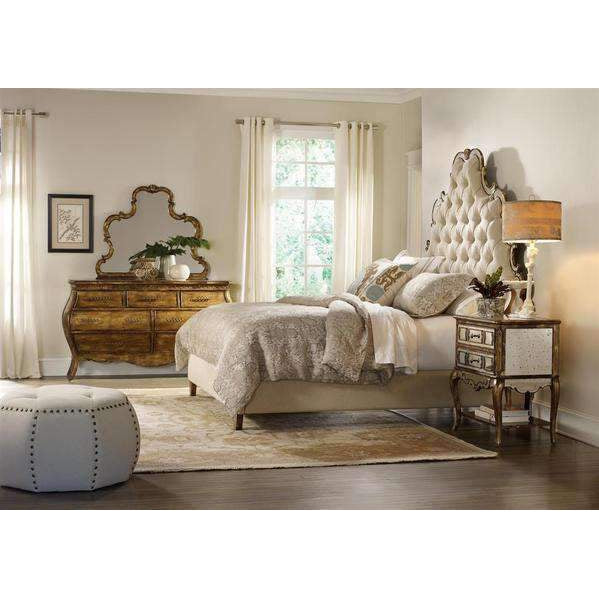 Sanctuary Tufted Bed - Bling-Hooker-HOOKER-3016-90860-BedsCalifornia King-2-France and Son