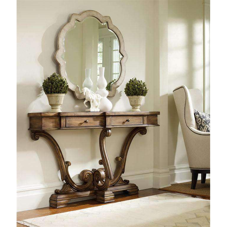 Sanctuary Thin Console-Amber Sands-Hooker-HOOKER-3022-85001-Console Tables-3-France and Son