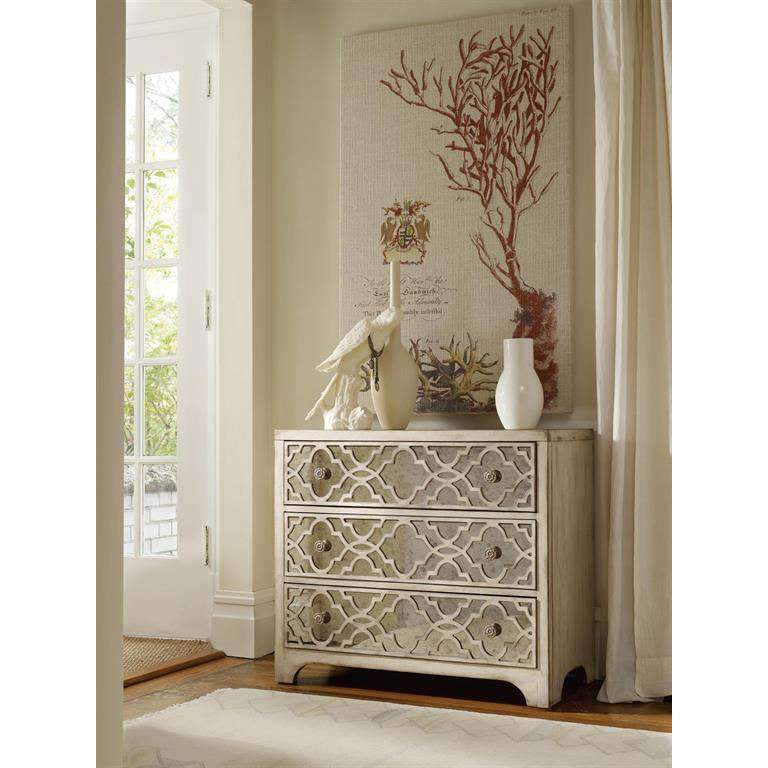 Sanctuary Fretwork Chest - Pearl Essence-Hooker-HOOKER-3023-85001-Dressers-2-France and Son