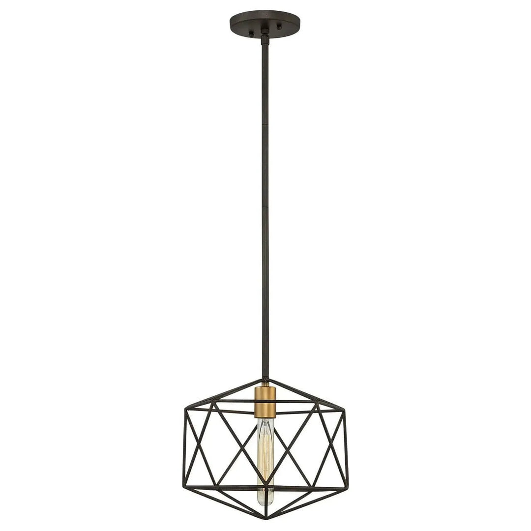 Pendant Astrid - Small-Hinkley Lighting-HINKLEY-3027MM-PendantsMetallic Matte Bronze with Deluxe Gold accents-2-France and Son