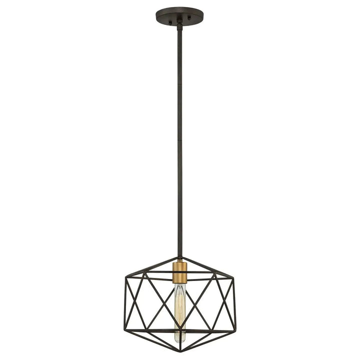 Pendant Astrid - Small-Hinkley Lighting-HINKLEY-3027MM-PendantsMetallic Matte Bronze with Deluxe Gold accents-2-France and Son