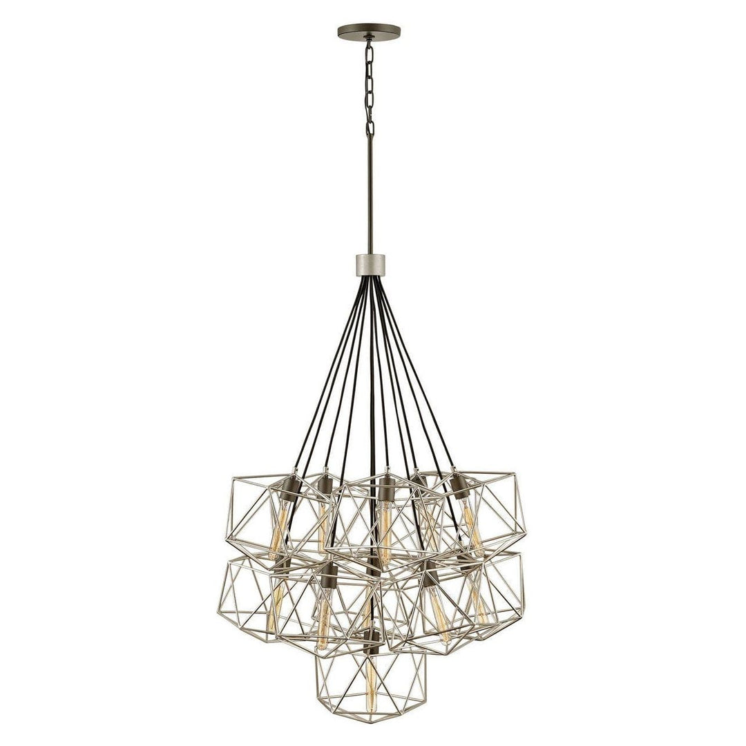 Astrid Eleven Light Multi Tier-Hinkley Lighting-HINKLEY-3029GG-ChandeliersGlacial with-2-France and Son