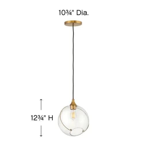 Pendant Skye - Small-Hinkley Lighting-HINKLEY-30303HBR-Pendants-3-France and Son