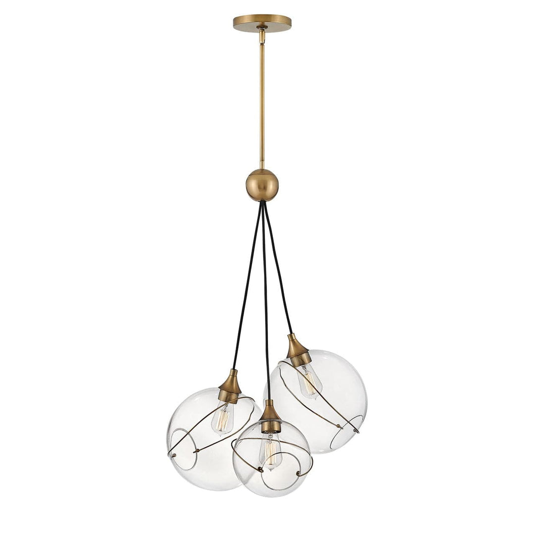 Skye Three Light Pendant-Hinkley Lighting-HINKLEY-30304HBR-Pendants-1-France and Son