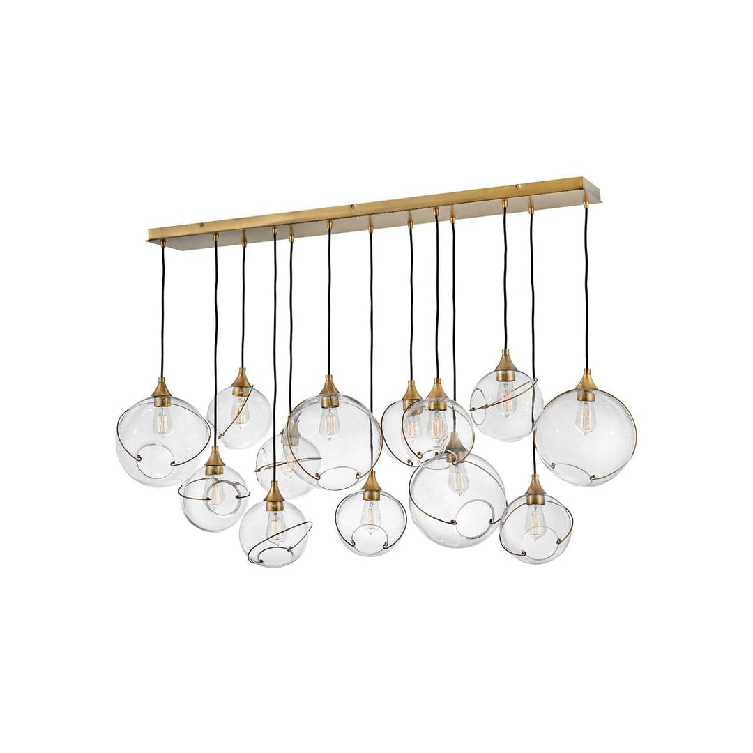 Thirteen Light Linear-Hinkley Lighting-HINKLEY-30305HBR-Chandeliers-1-France and Son