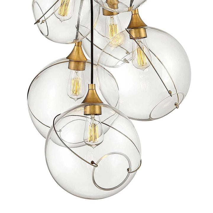 Skye Six Light Multi Tier-Hinkley Lighting-HINKLEY-30306HBR-Chandeliers-4-France and Son