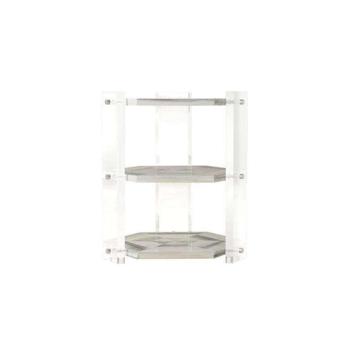 Quadrilateral Tiers Accent Table-Theodore Alexander-THEO-5051-007-Side Tables-4-France and Son