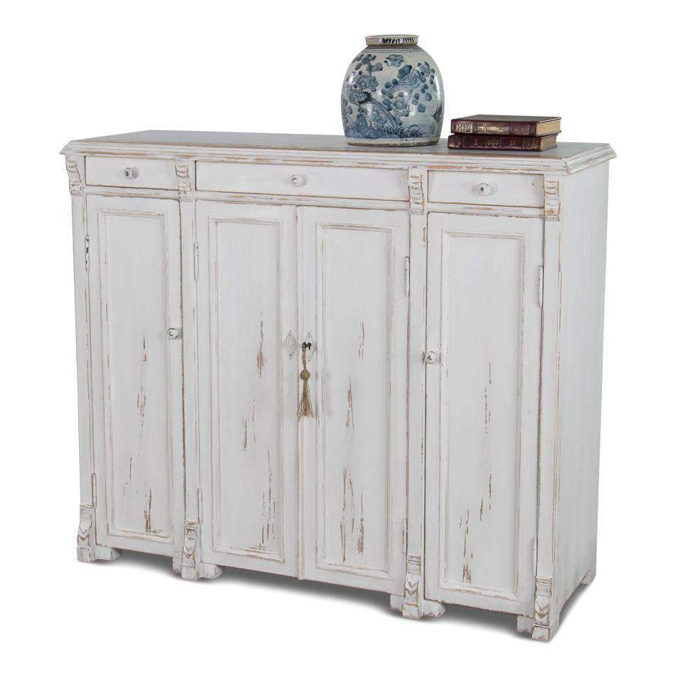 White Swan Tall Cabinet-SARREID-SARREID-30462-Sideboards & Credenzas-2-France and Son