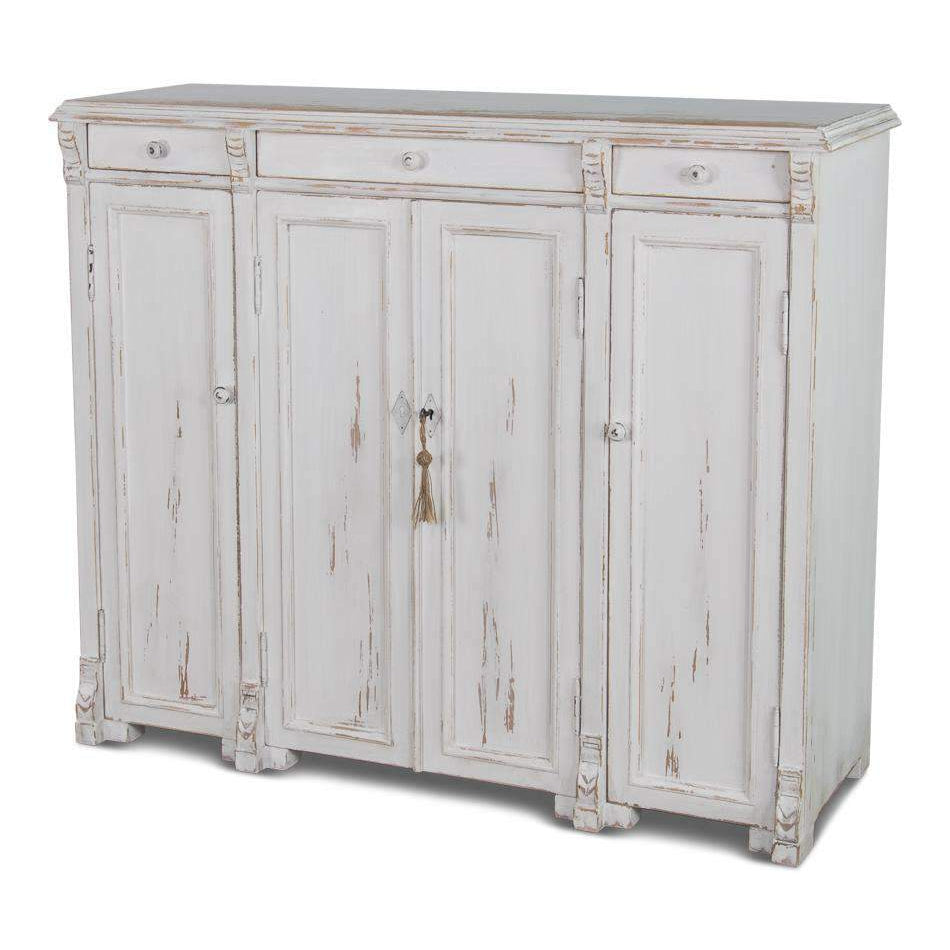 White Swan Tall Cabinet-SARREID-SARREID-30462-Sideboards & Credenzas-1-France and Son