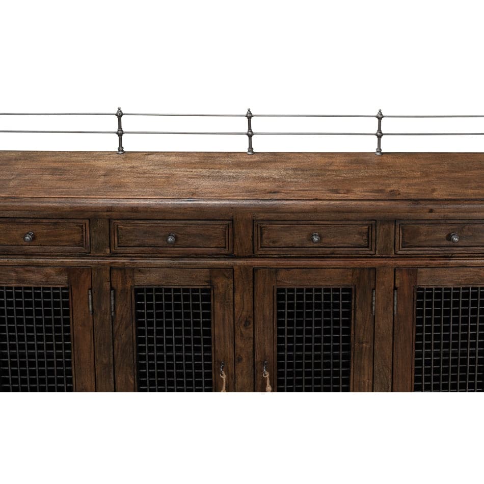 Narrow Sideboard-SARREID-SARREID-30467-Sideboards & Credenzas-4-France and Son