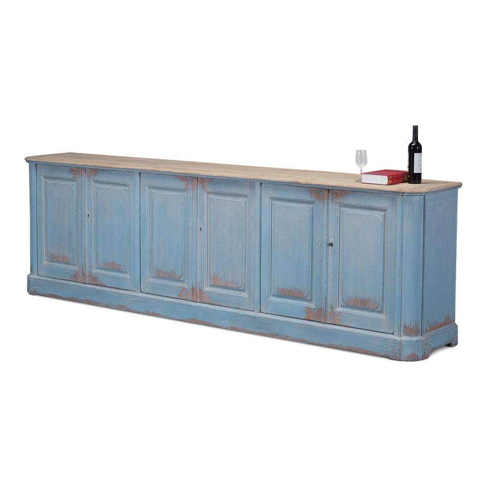 Sky Blue Sideboard-SARREID-SARREID-30533-Sideboards & Credenzas-1-France and Son