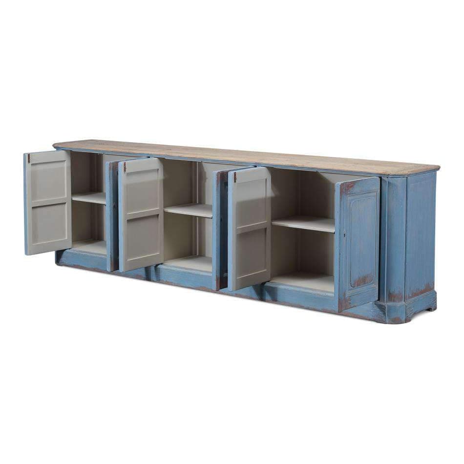 Sky Blue Sideboard-SARREID-SARREID-30533-Sideboards & Credenzas-3-France and Son