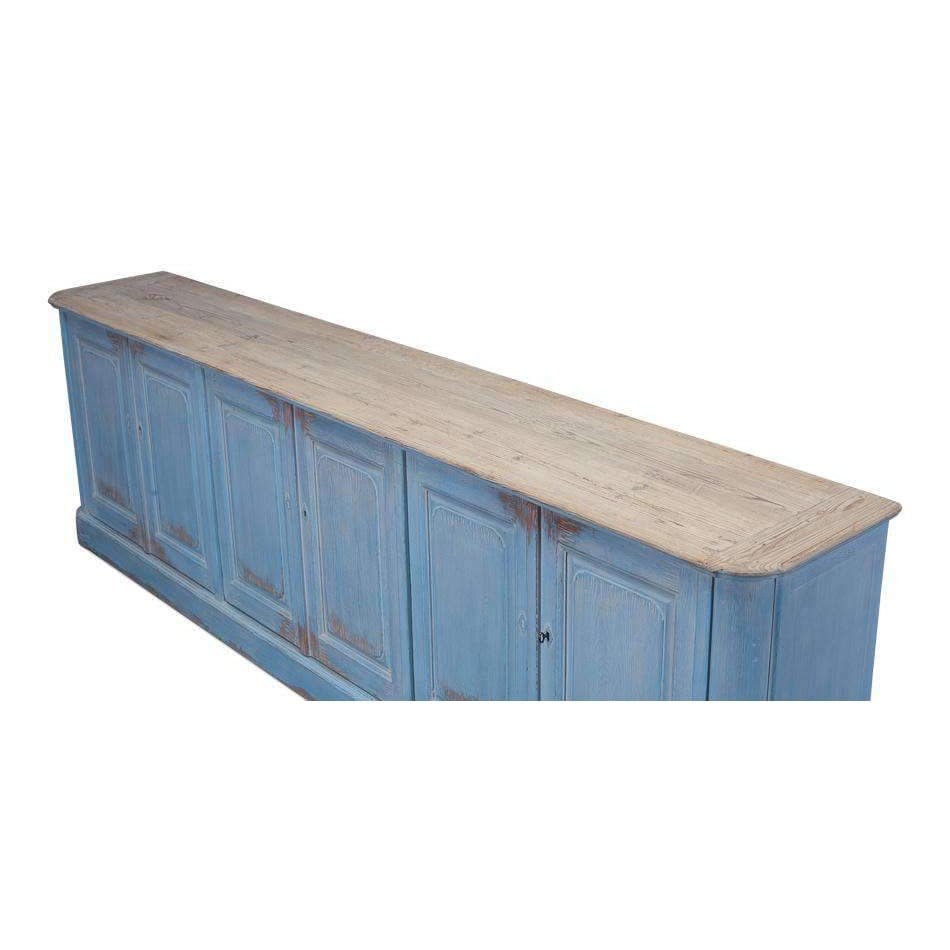 Sky Blue Sideboard-SARREID-SARREID-30533-Sideboards & Credenzas-4-France and Son