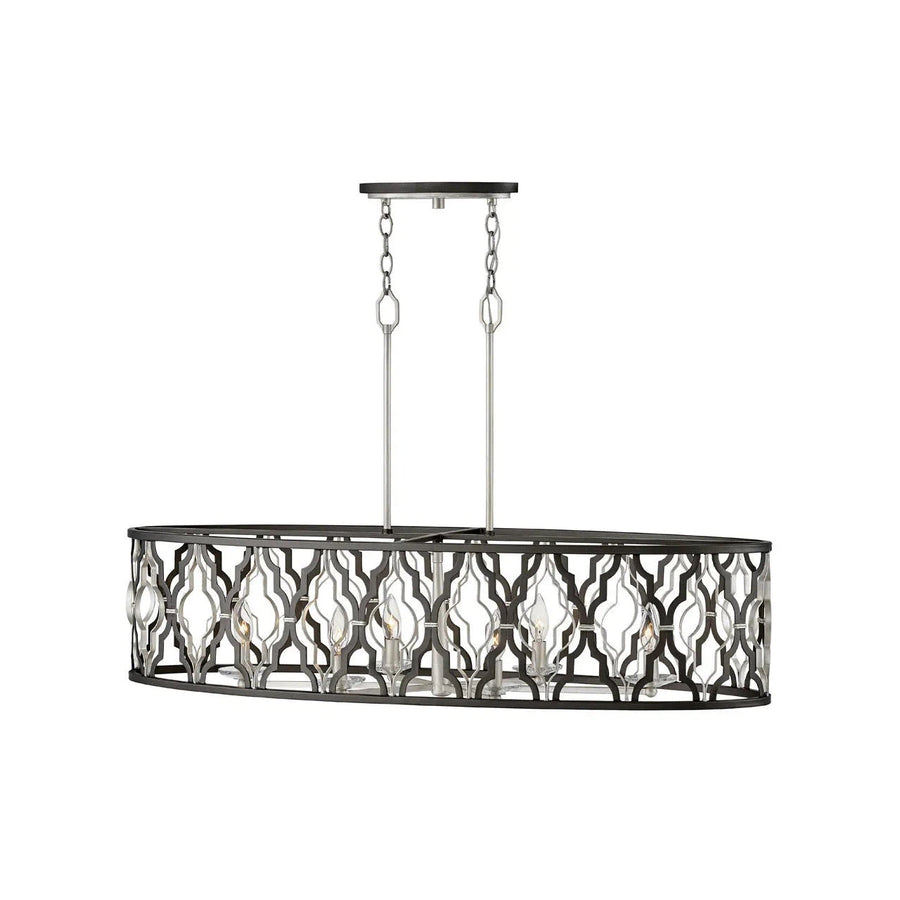 Portico 6 Light Open Frame Linear-Hinkley Lighting-HINKLEY-3068GG-Chandeliers-1-France and Son