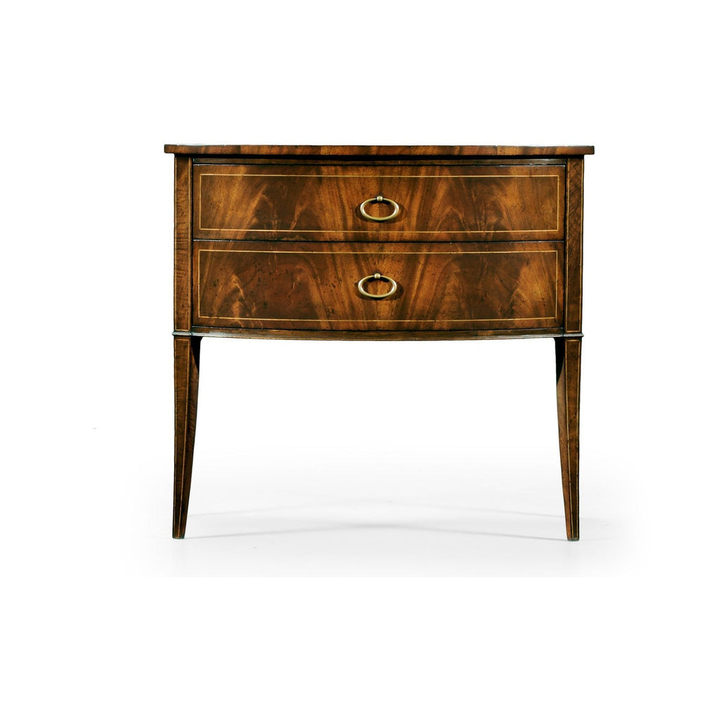 Biedermeier style mahogany bow front chest-Jonathan Charles-JCHARLES-494023-LAM-Dressers-2-France and Son