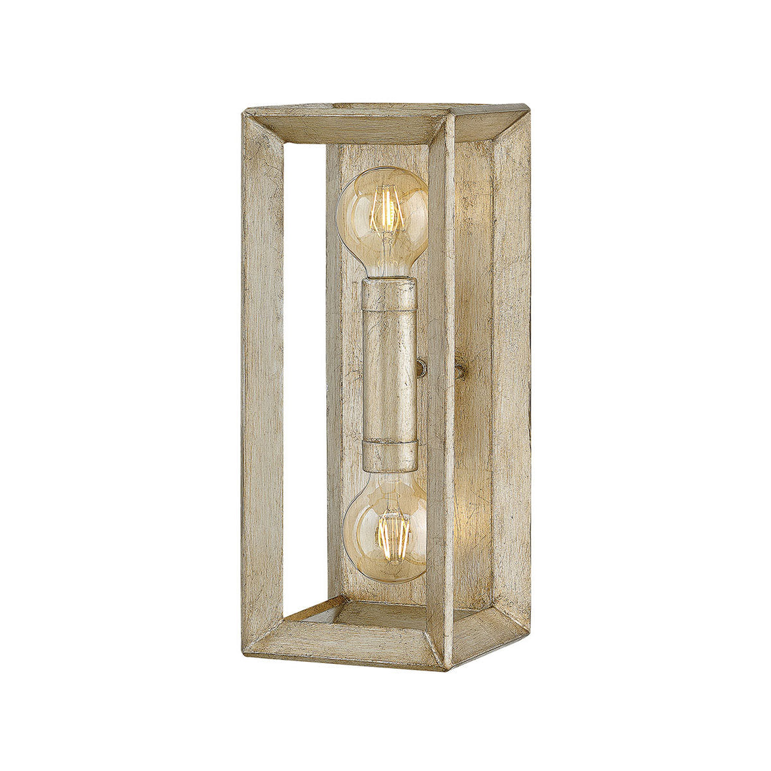 Tinsley Two Light Sconce Silver Leaf-Hinkley Lighting-HINKLEY-3102SL-Wall Lighting-1-France and Son