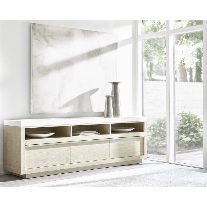 Solaria Entertainment Credenza by Bernhardt Furniture-Bernhardt-BHDT-310885-Media Storage / TV Stands-2-France and Son