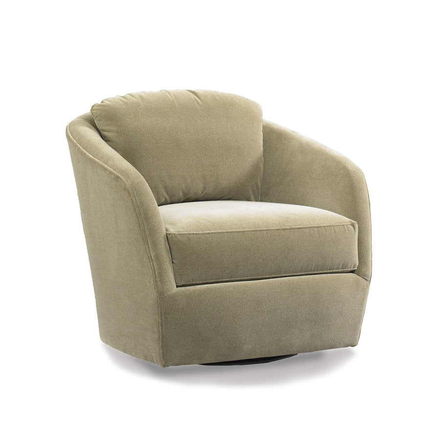 Gordon Swivel Chair-Precedent-Precedent-3119-C3-Lounge ChairsFabric-Swivel-1-France and Son
