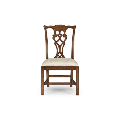 Chippendale Side Chair-Jonathan Charles-JCHARLES-493330-SC-MAH-F200-Dining ChairsMahogany-3-France and Son
