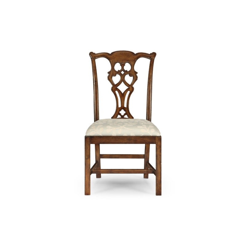 Chippendale Side Chair-Jonathan Charles-JCHARLES-493330-SC-MAH-F200-Dining ChairsMahogany-3-France and Son