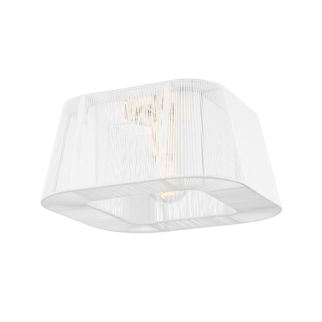 Verona Beach 1 Light Flush Mount-Hudson Valley-HVL-7610-AGB-Flush MountsAged Brass-1-France and Son