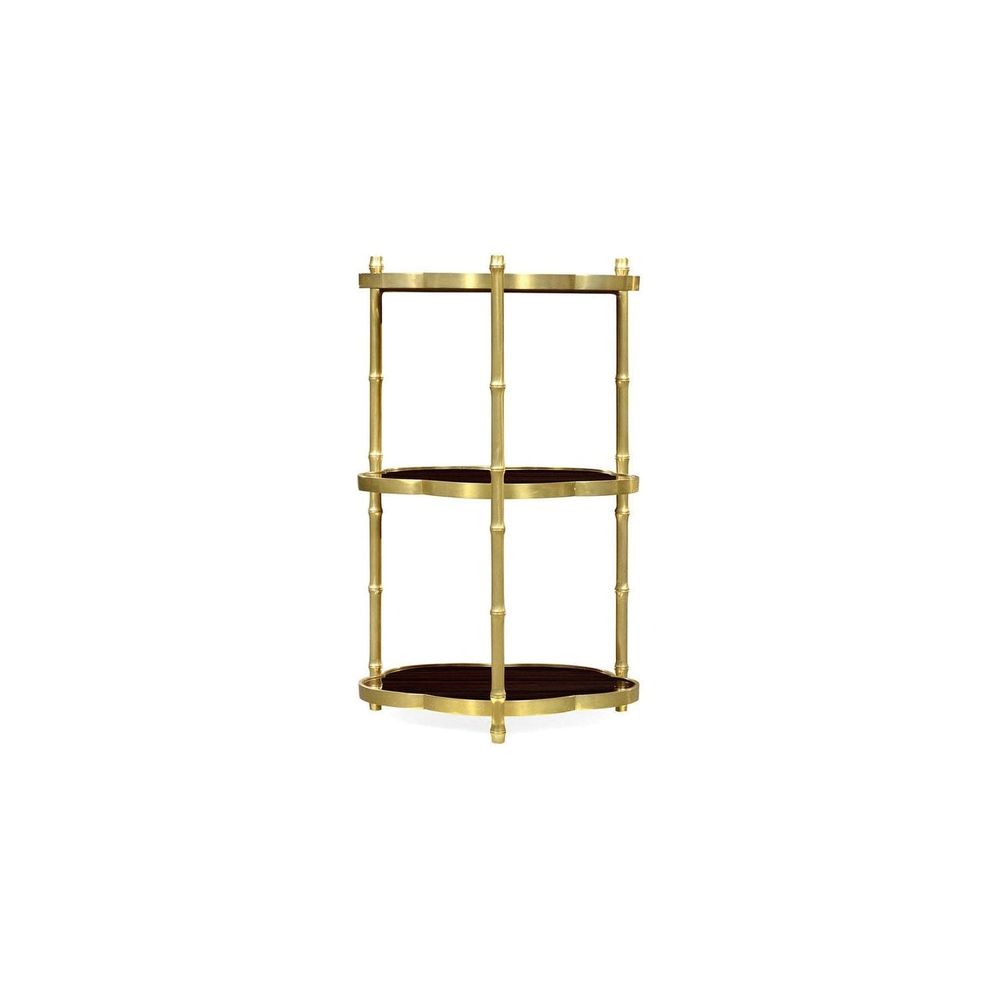 Bamboo Three - Tier End Table-Jonathan Charles-JCHARLES-008070-AA-Side Tables-2-France and Son
