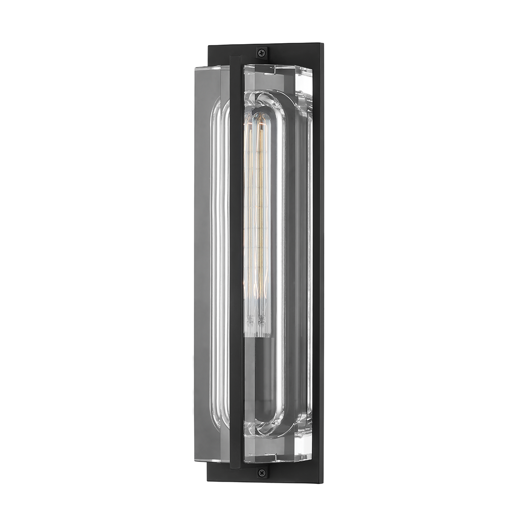 Hawkins 1 Light Wall Sconce-Hudson Valley-HVL-1731-BBR-Outdoor Wall SconcesBlack Brass-4-France and Son