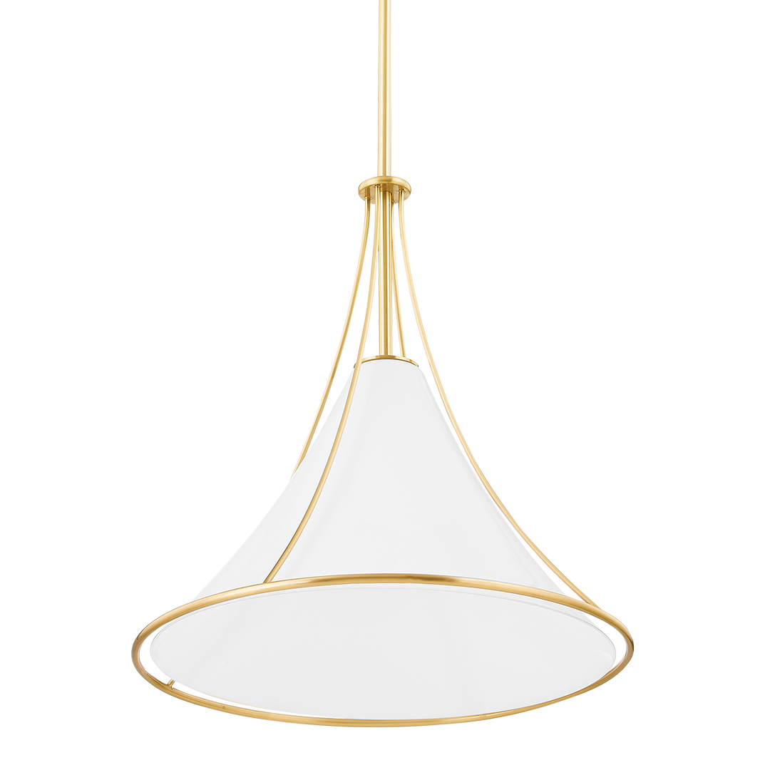 Madelyn 1 Light Large Pendant-Mitzi-HVL-H645701L-AGB-Pendants-1-France and Son