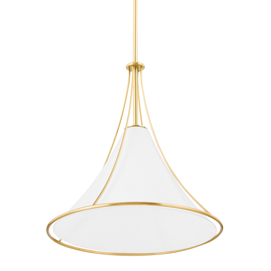 Madelyn 1 Light Large Pendant-Mitzi-HVL-H645701L-AGB-Pendants-1-France and Son