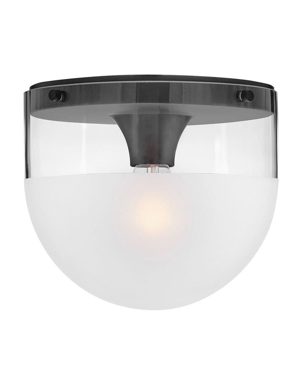 Foyer Beck - Small Flush Mount-Hinkley Lighting-HINKLEY-32081BK-Flush MountsBlack-2-France and Son