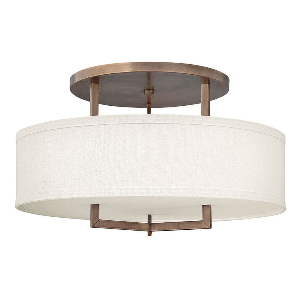 Foyer Hampton - Large Semi-Flush Mount-Hinkley Lighting-HINKLEY-3211BR-Flush MountsBrushed Bronze-2-France and Son