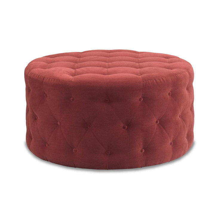 Darcy Tufted Ottoman-Precedent-Precedent-3212-O1-Stools & OttomansFabric-Small-3-France and Son