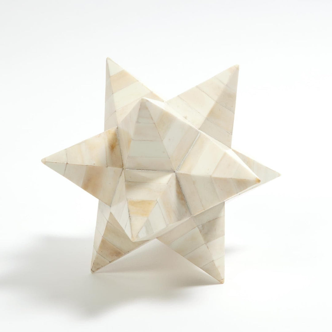 Stellated Dodecahedron - White Bone-Global Views-GVSA-9.93227-Decor-1-France and Son