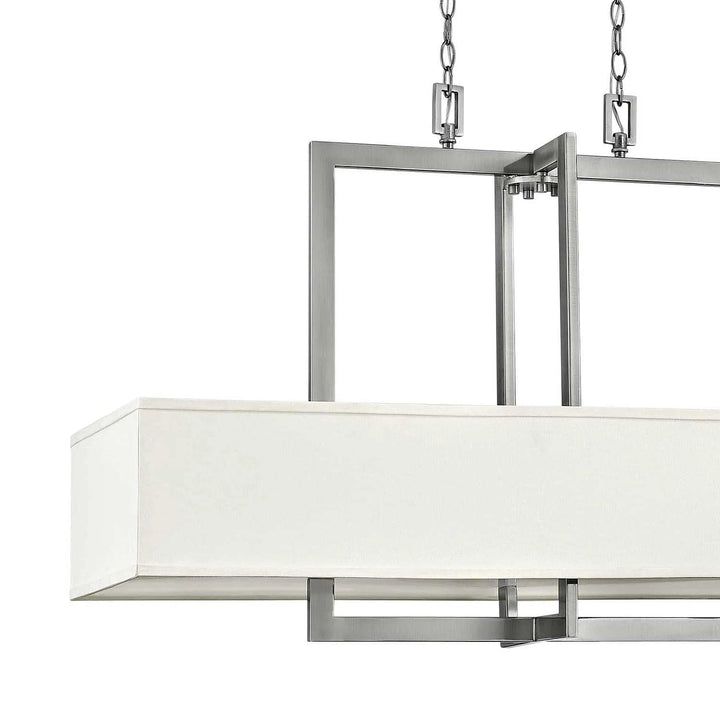 Chandelier Hampton - Four Light Linear-Hinkley Lighting-HINKLEY-3218AN-ChandeliersSilver-2-France and Son