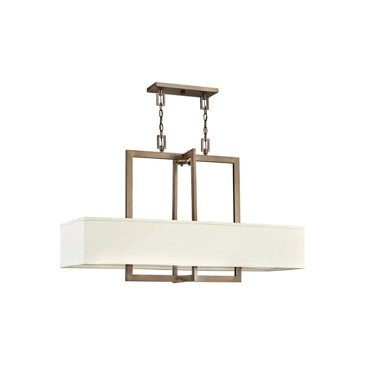 Chandelier Hampton - Four Light Linear-Hinkley Lighting-HINKLEY-3218BR-ChandeliersBrass-3-France and Son