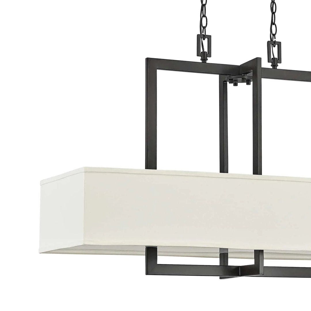 Chandelier Hampton - Four Light Linear-Hinkley Lighting-HINKLEY-3218AN-ChandeliersSilver-6-France and Son