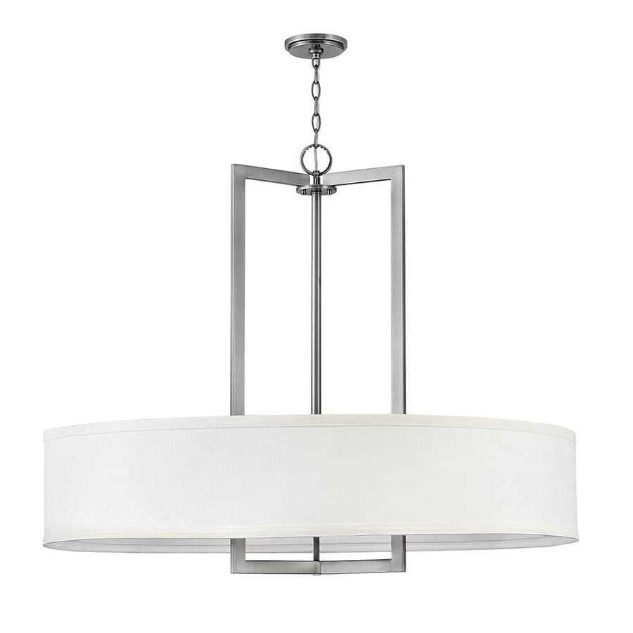 Chandelier Hampton Large Drum Pendant-Hinkley Lighting-HINKLEY-3219AN-ChandeliersAntique Nickel-1-France and Son