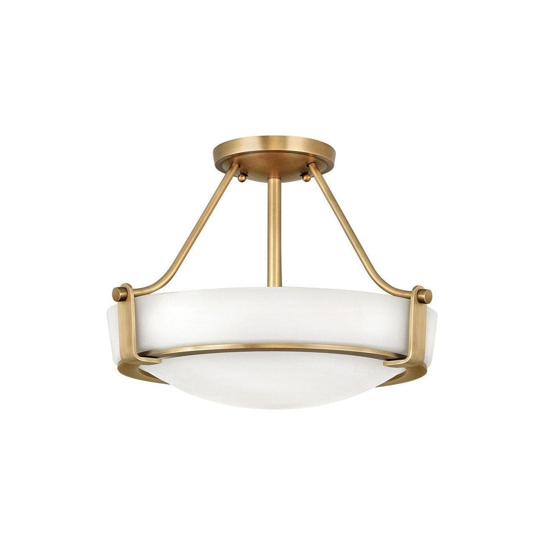 Hathaway Medium Semi - Flush Mount-Hinkley Lighting-HINKLEY-3220HB-Flush MountsHeritage Brass-NORMAL-6-France and Son