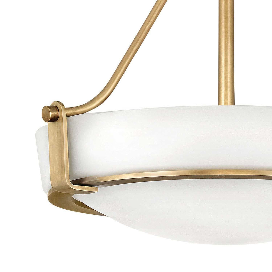 Hathaway Medium Semi - Flush Mount-Hinkley Lighting-HINKLEY-3220HB-1-Flush MountsHeritage Brass-NON-LED-2-France and Son