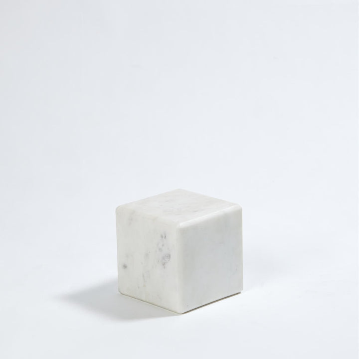 5 Marble Mini Pedestal/Riser-Global Views-GVSA-9.93241-Decorative ObjectsSmall-5-France and Son