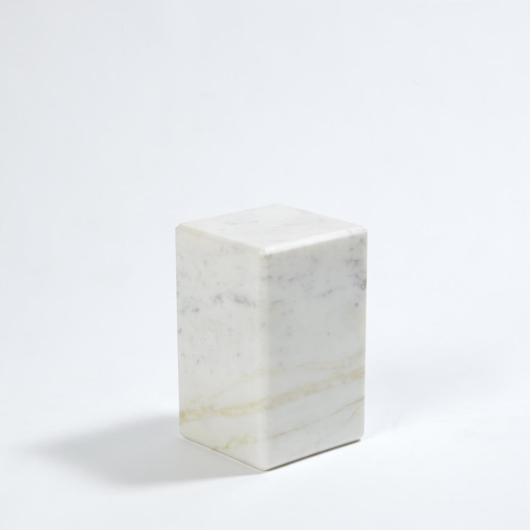 5 Marble Mini Pedestal/Riser-Global Views-GVSA-9.93240-Decorative ObjectsMedium-4-France and Son