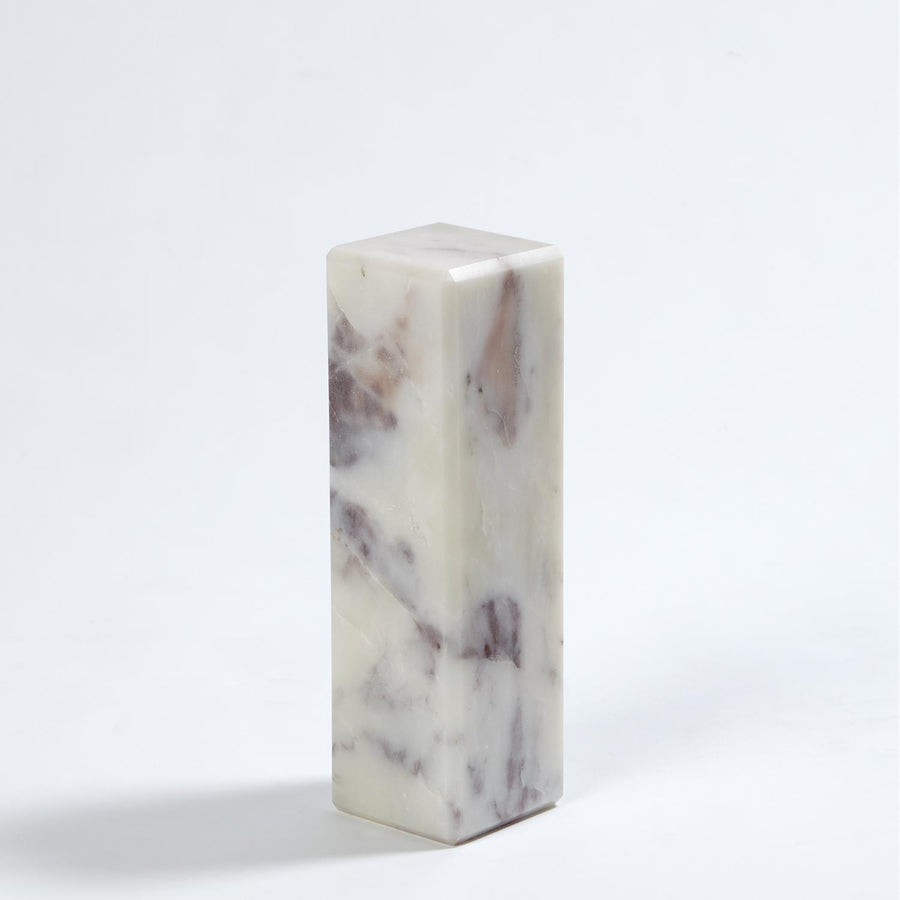 3 Marble Mini Pedestal/Riser-Global Views-GVSA-9.93246-Decorative ObjectsLarge-1-France and Son