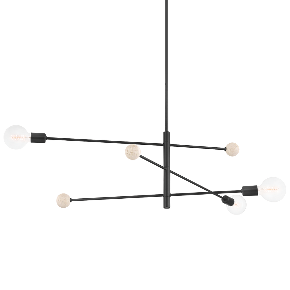 Slater 3 Light Chandelier-Mitzi-HVL-H491803-SBK-ChandeliersSoft Black-2-France and Son